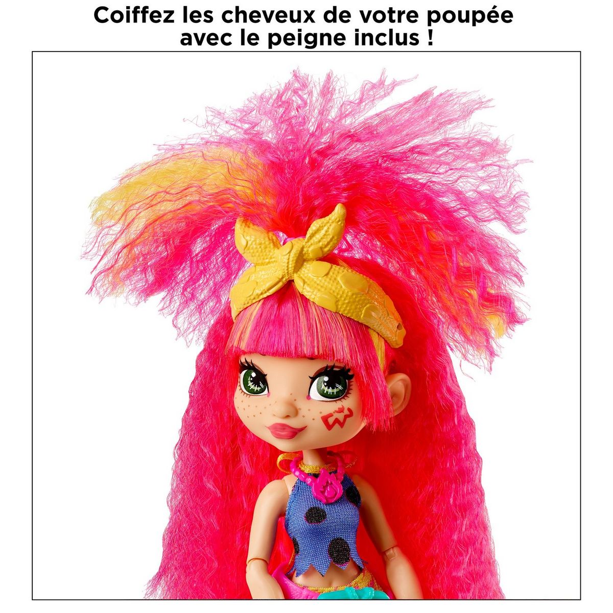 MATTEL Cave Club - Poupée Emberly et accessoires