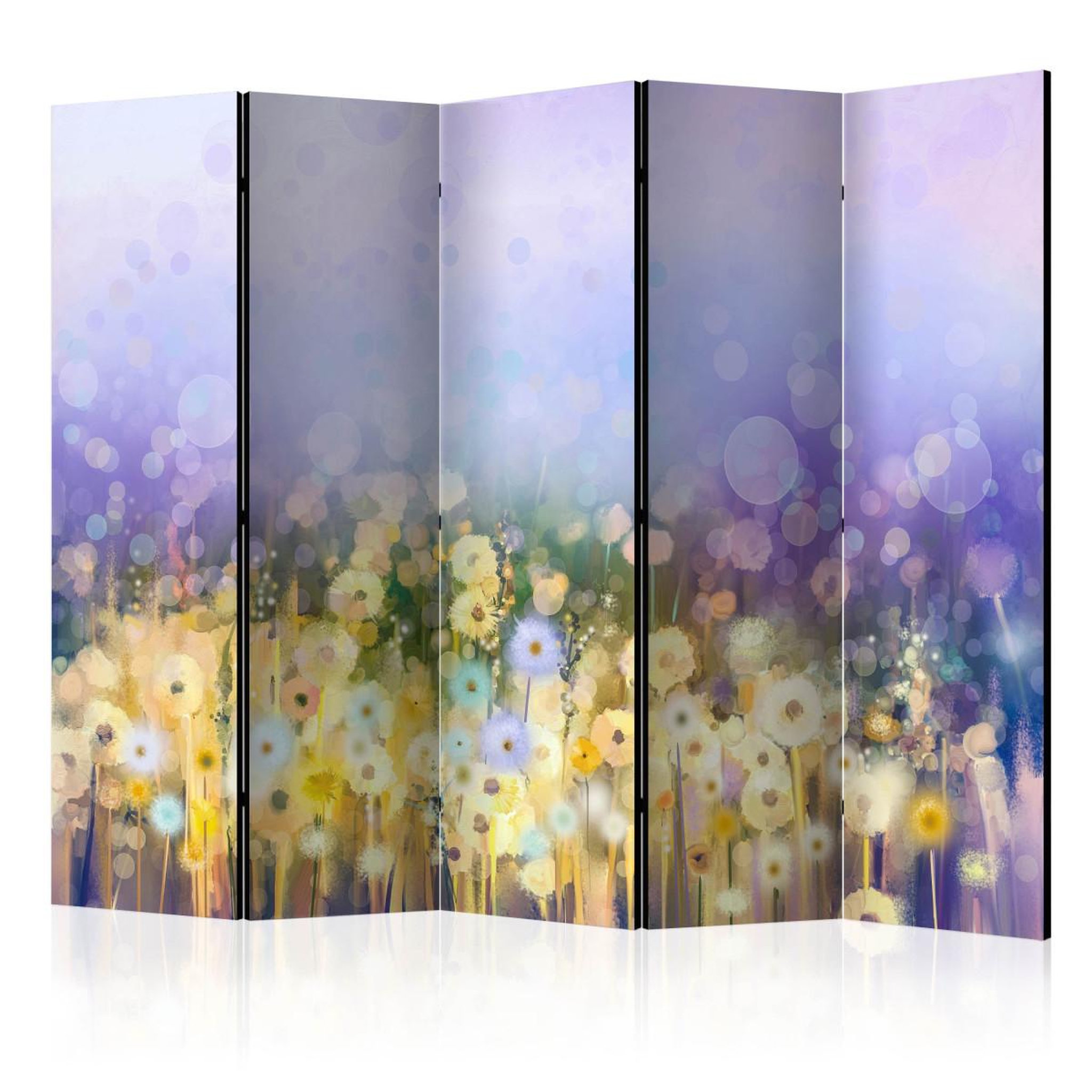 Paris Prix Paravent 5 volets  painted meadow  172x225cm