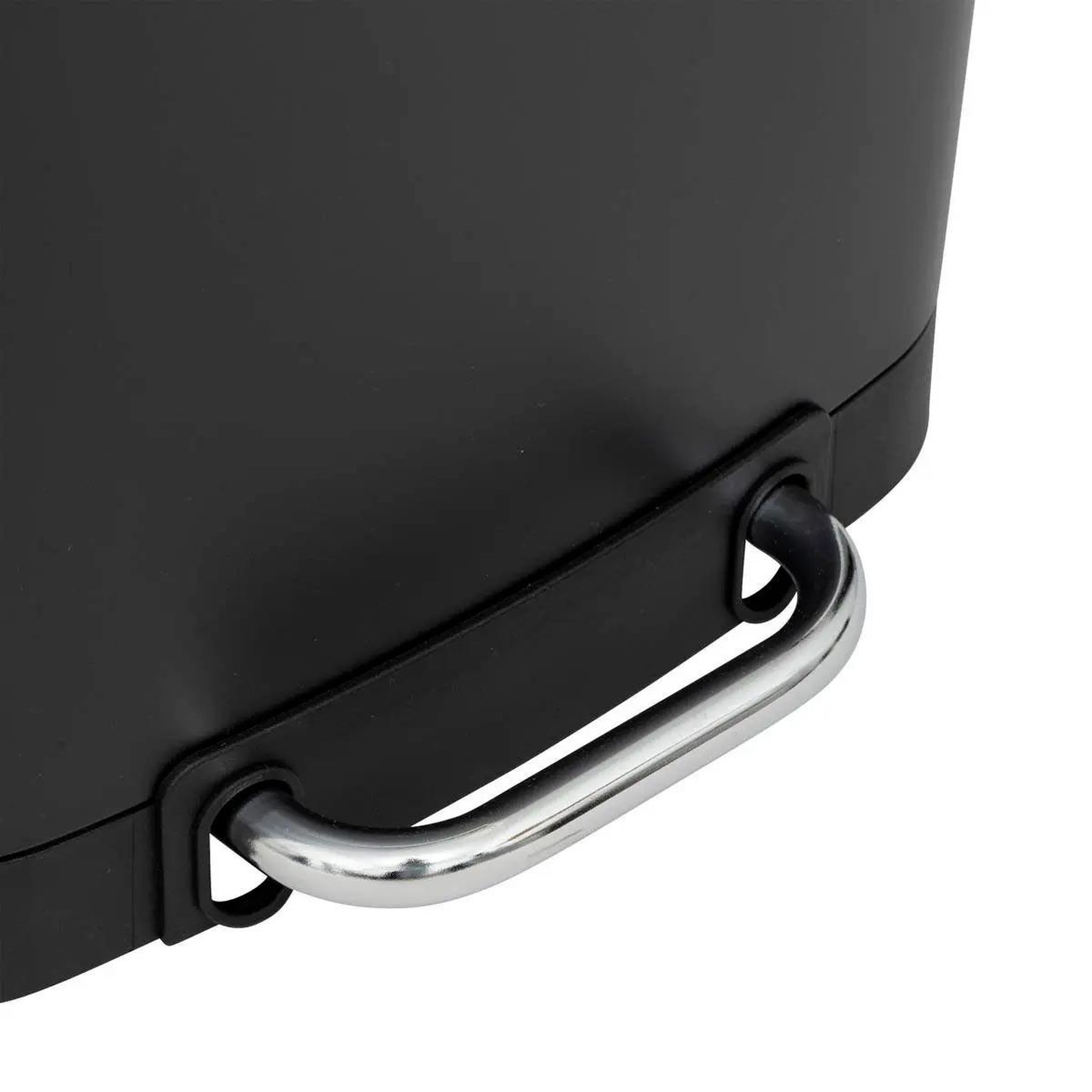 Voir la diapositive 3 : FIVE Poubelle de cuisine en métal  ariane  20l noir