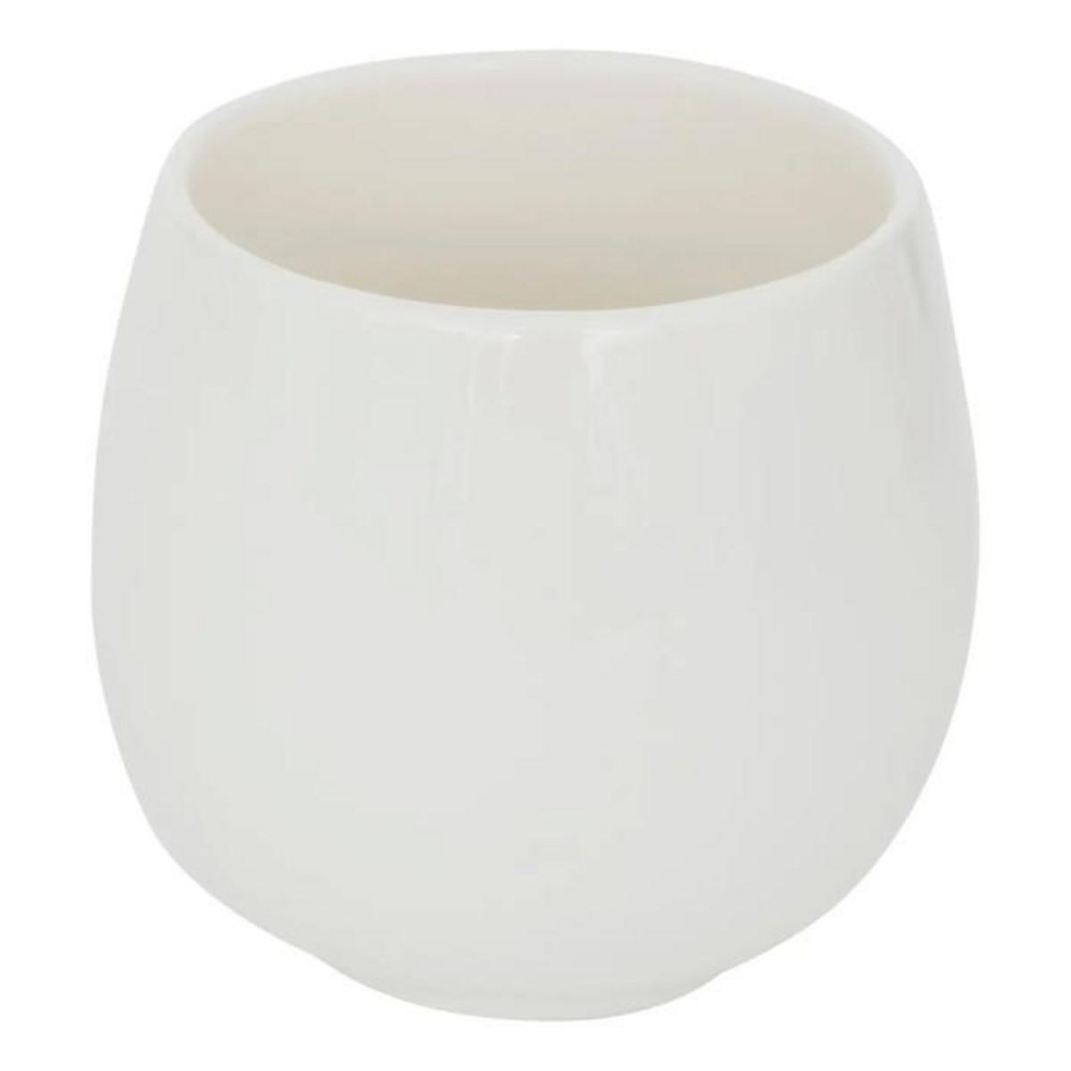 SECRET DE GOURMET Lot de 6 Tasses à Café en Porcelaine  Nora  9cl Blanc