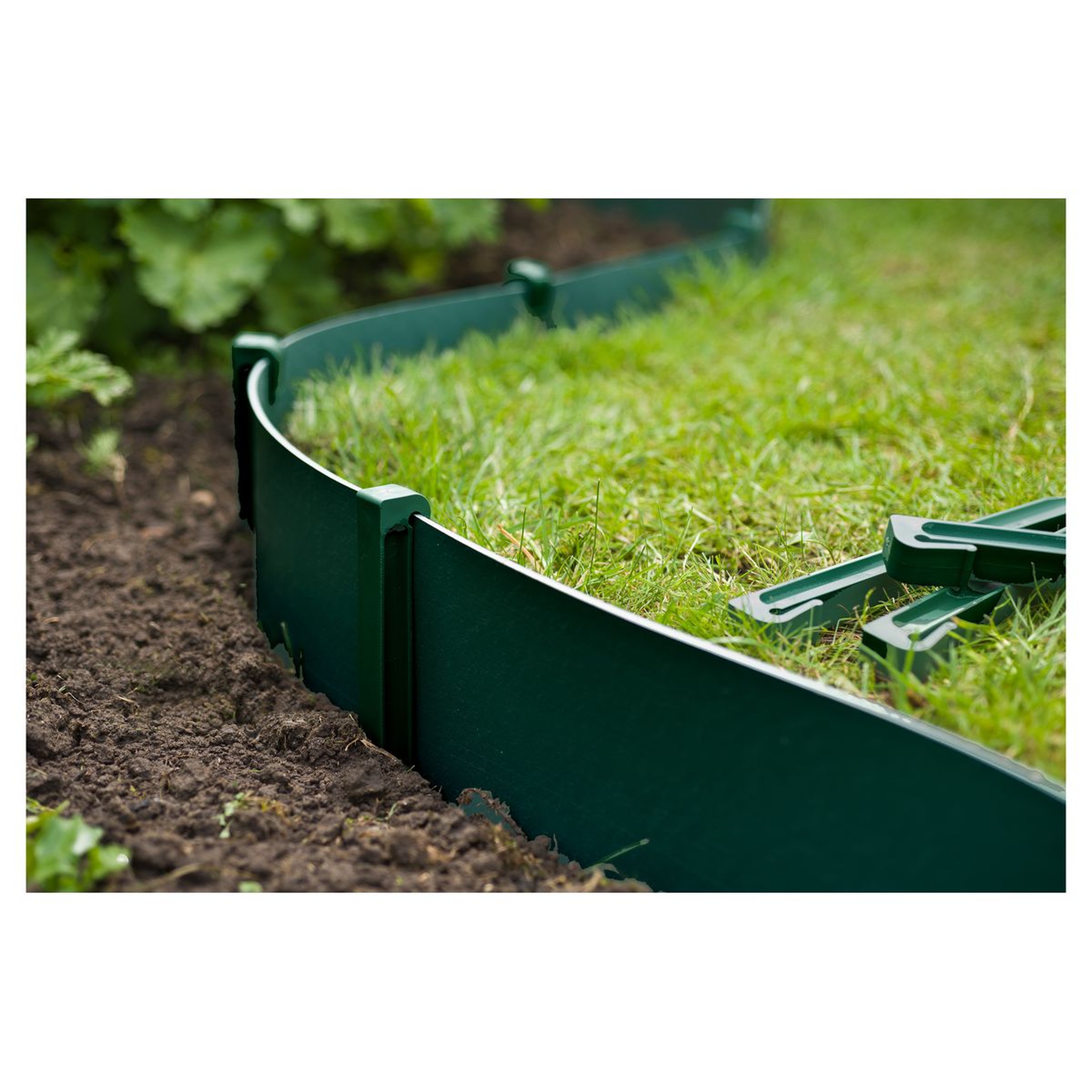 Voir la diapositive 3 : Nature Ancres pour bordure de jardin - PP, vert x10