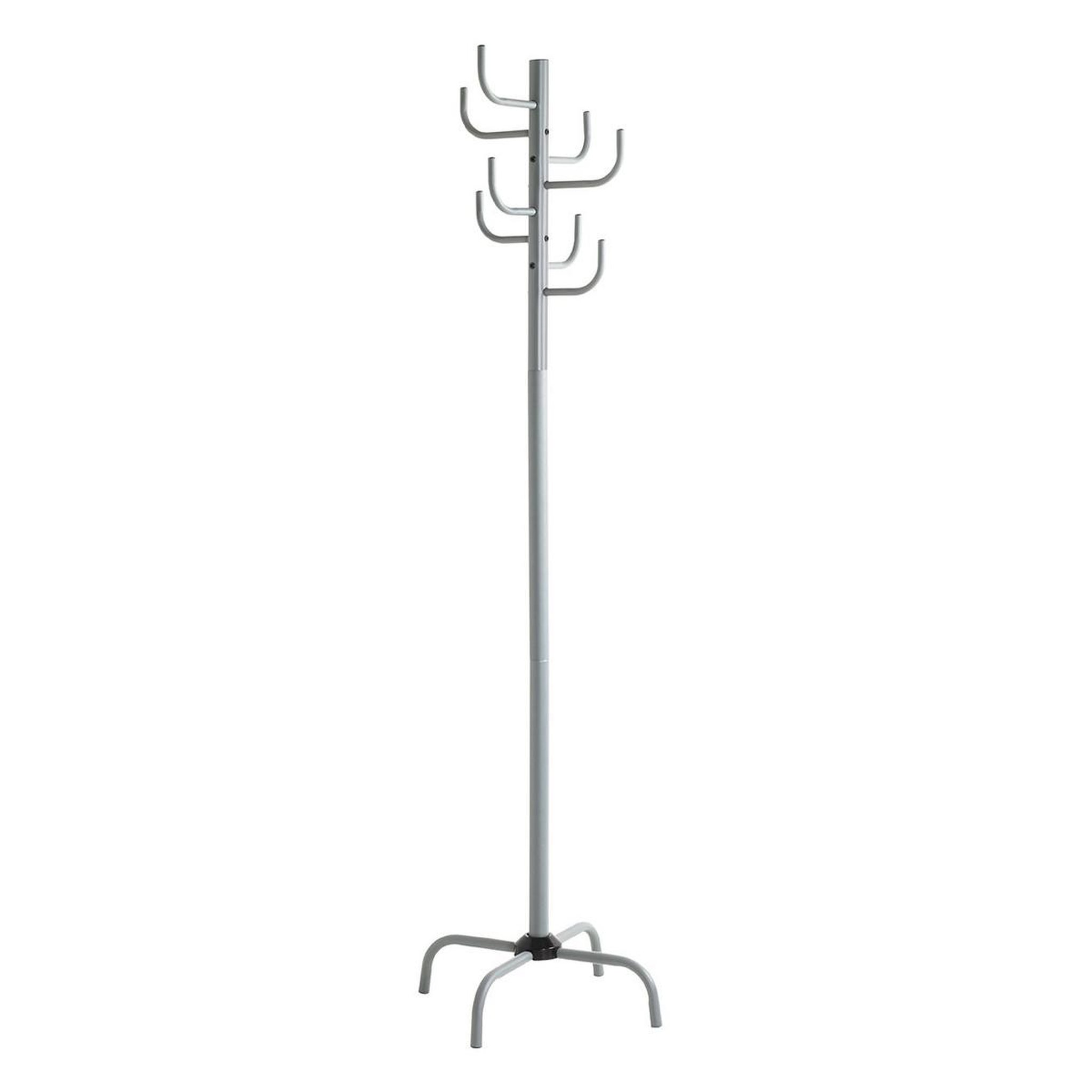 Paris Prix Porte-manteau 8 crochets  bazyk  180cm gris