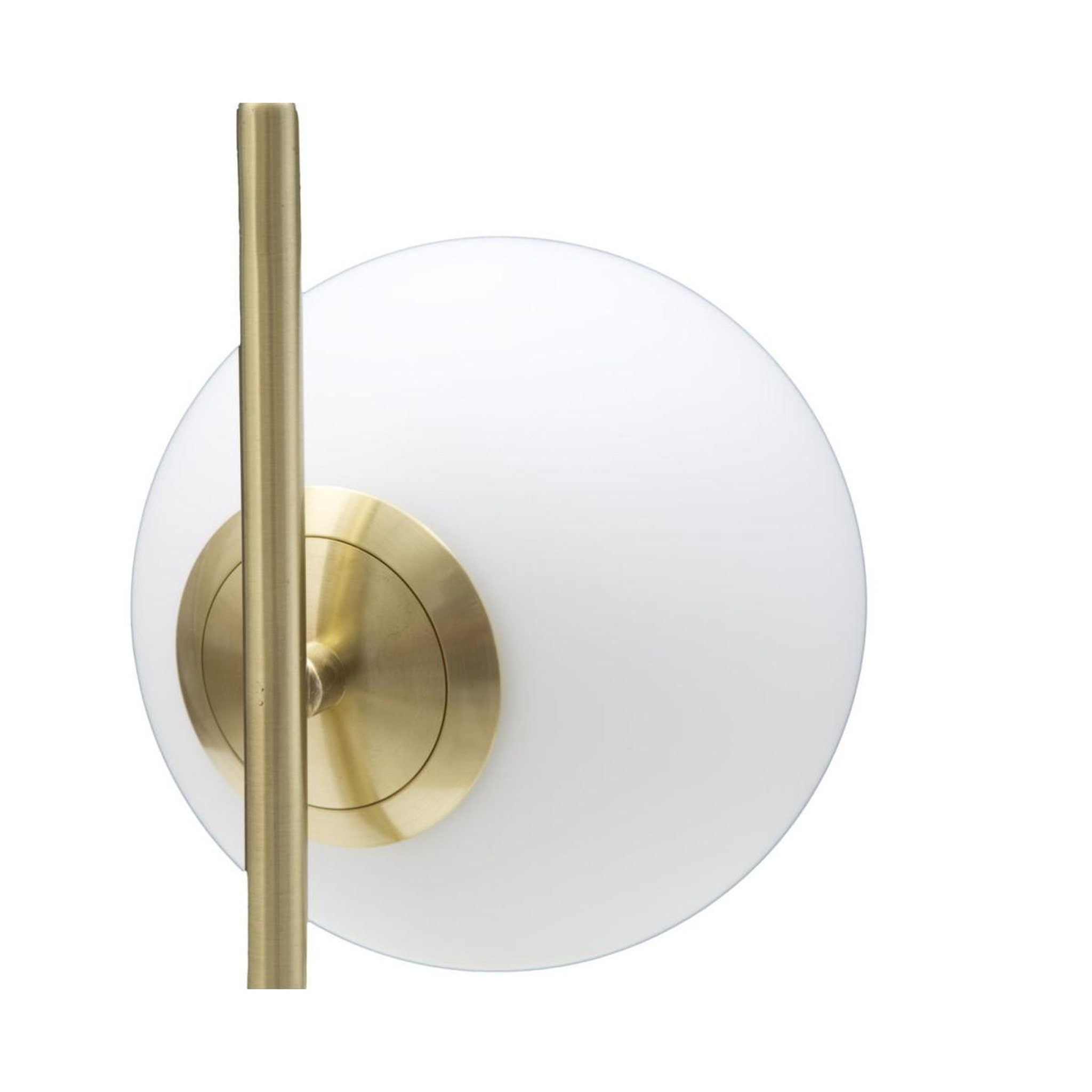 Voir la diapositive 2 : Paris Prix Applique murale sphère  glamy  22cm blanc & or