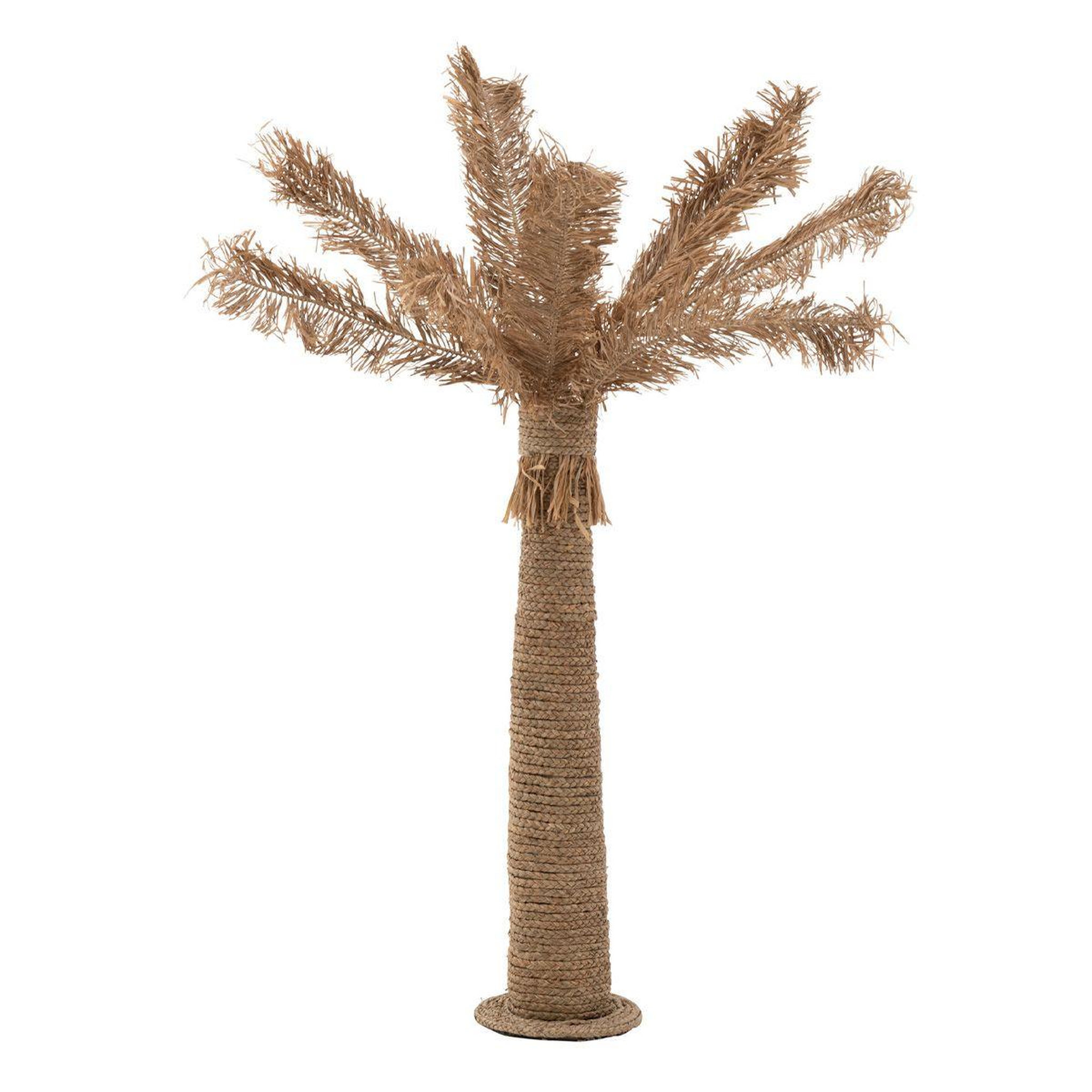 J-LINE Plante artificielle palmier  zostere  170cm naturel