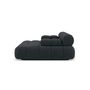 Voir la diapositive 4 : LISA DESIGN Ruby - canapé droit 4 places avec double méridienne - assise profonde - en velours texturé