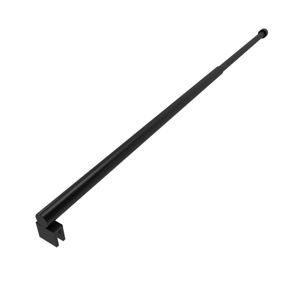Barre droite extensible PARMA 2 BLACK  70-100cm