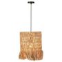 Voir la diapositive 2 : Paris Prix Lampe Suspension  Feuille de Bananier  40cm Naturel