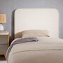 Voir la diapositive 3 : IDIMEX Tête de lit LUNAR 90 avec fixation murale, en tissu