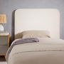 Voir la diapositive 3 : IDIMEX Tête de lit LUNAR 90 avec fixation murale, en tissu