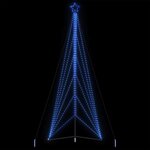 VIDAXL Guirlande de sapin de Noël 861 LED bleu 478 cm