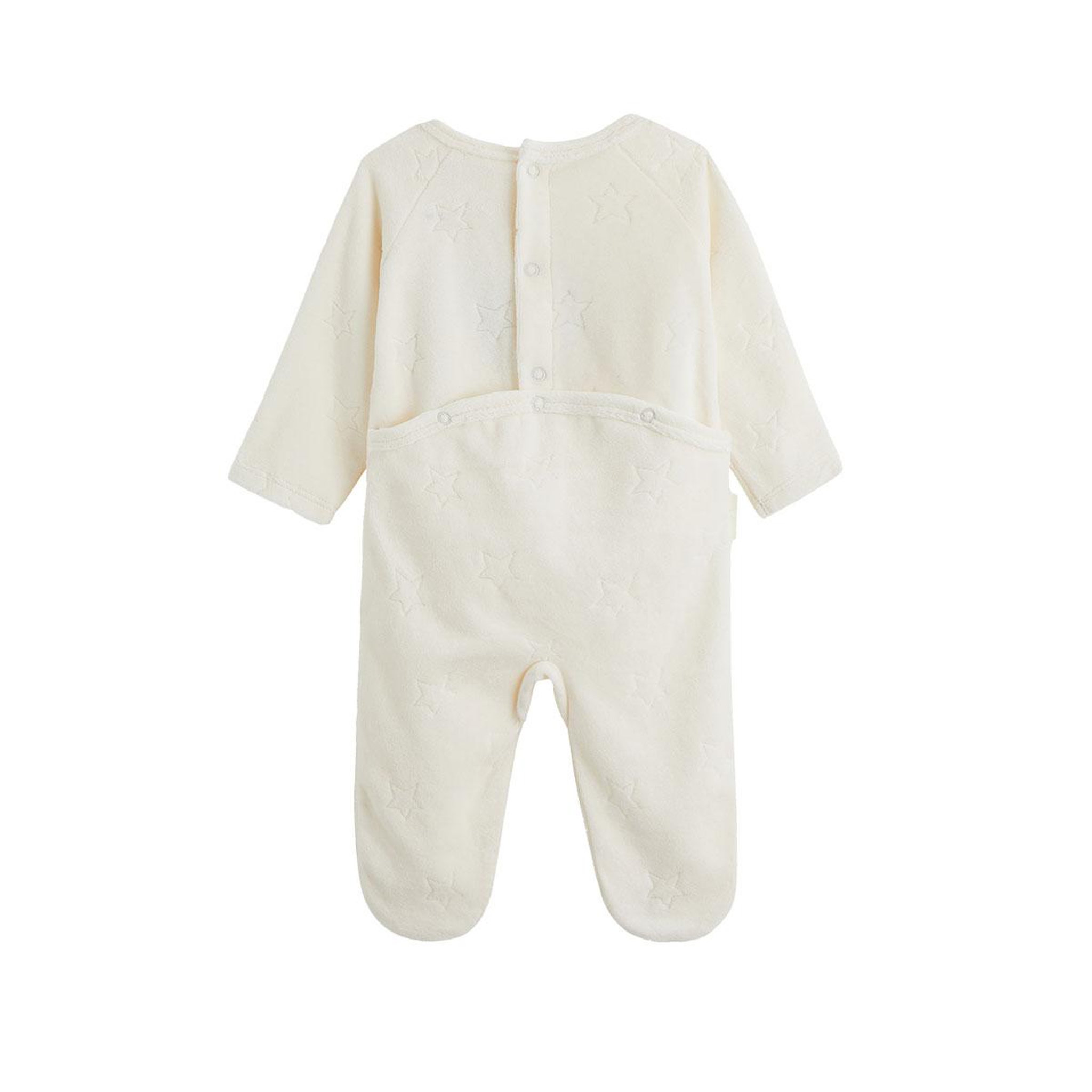 Voir la diapositive 2 : PETIT BEGUIN Pyjama bébé en velours Oslo