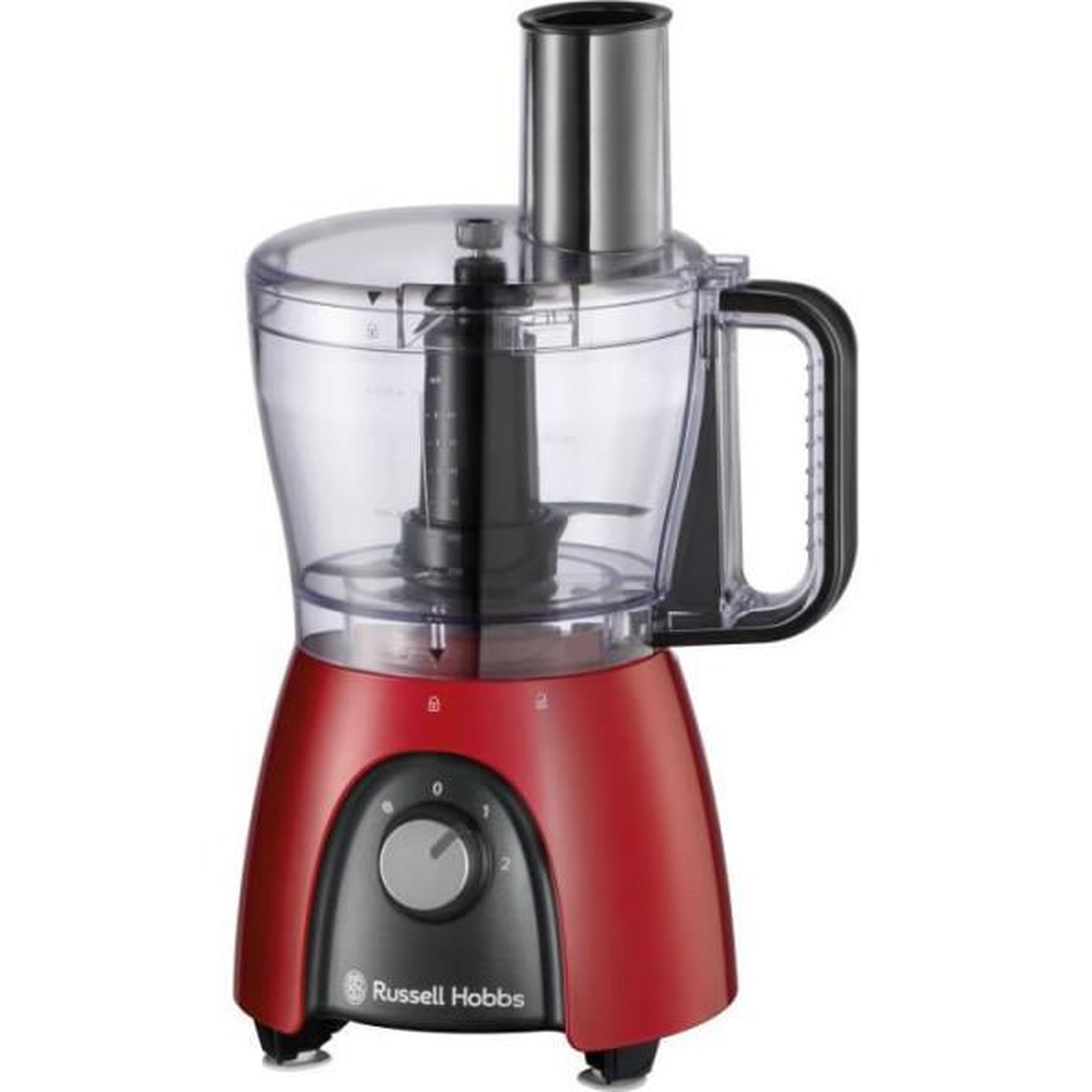 Russell Hobbs Robot  culinaire - RUSSEL HOBBS - Desire Red - 600 W - 2 vitesses + pulse - Rouge