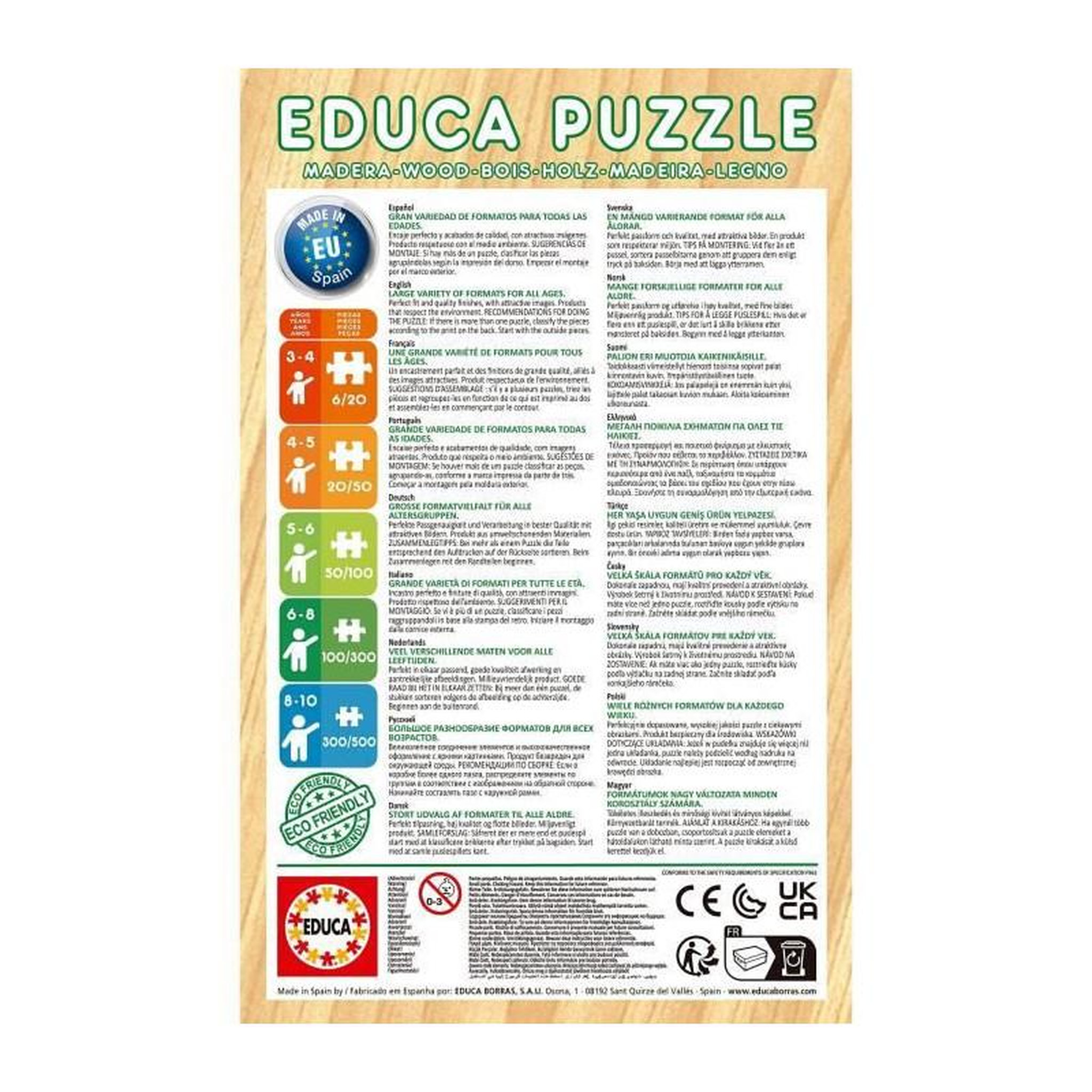 Voir la diapositive 5 : EDUCA Puzzles 2 X 25 pcs Princesses Disney en bois