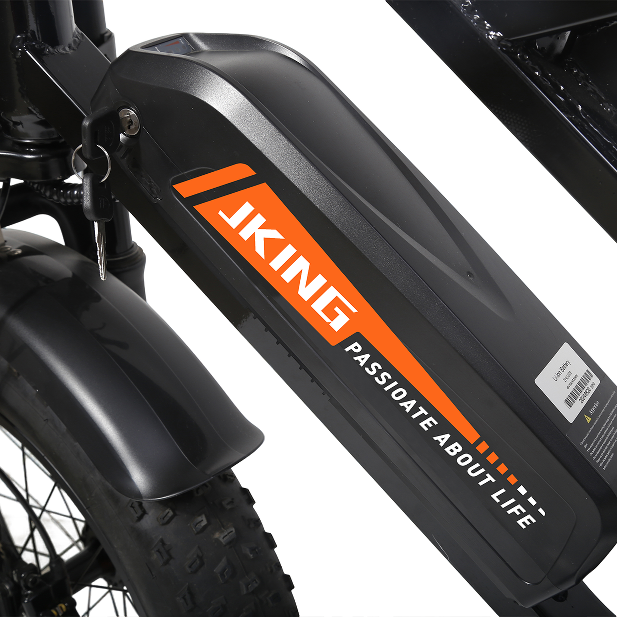 Voir la diapositive 6 : JKING Vélo électrique tout-terrain fat bike jking fxh009, batterie 48 v 15,6 ah