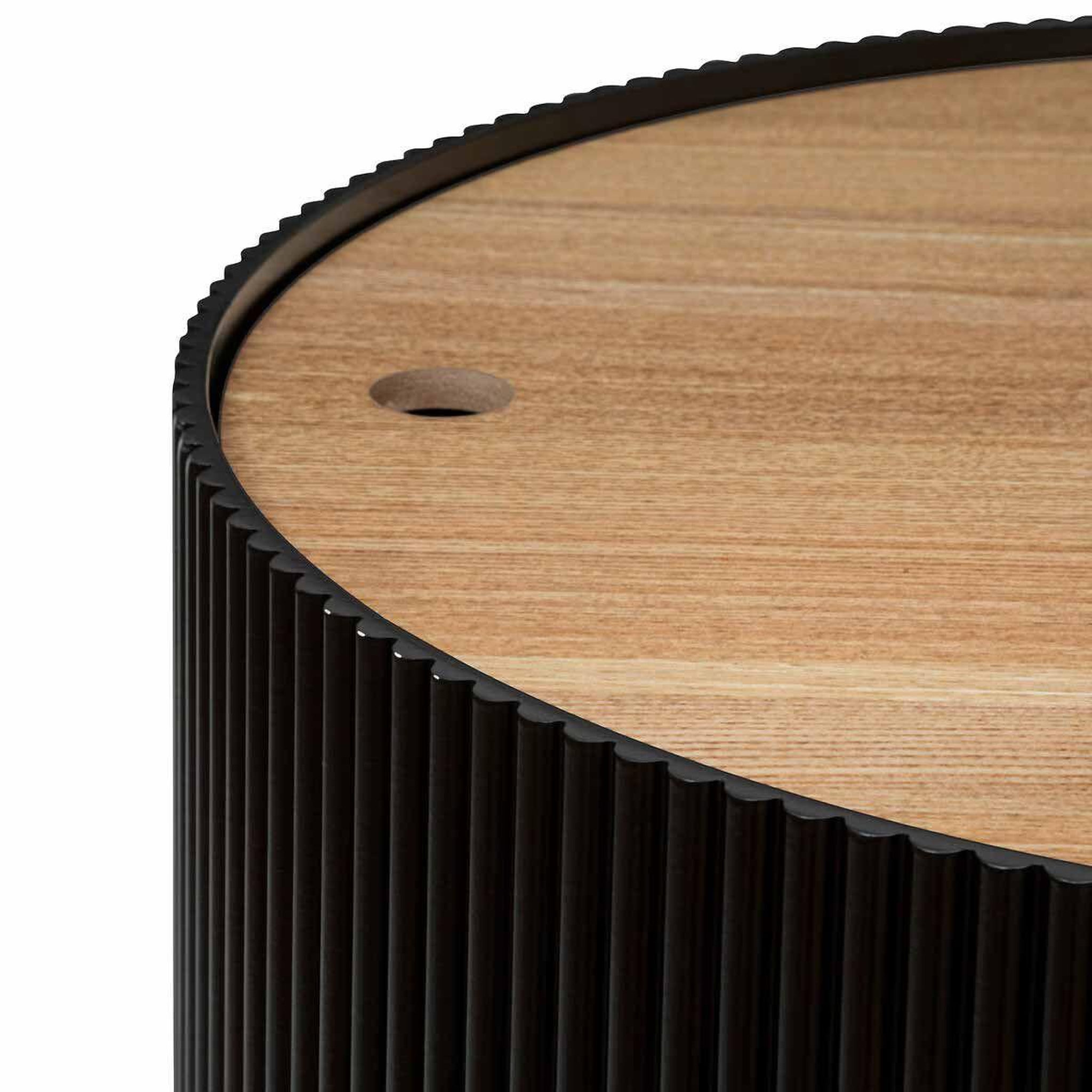 Voir la diapositive 3 : ATMOSPHERA Table basse avec coffre  enola  55cm noir