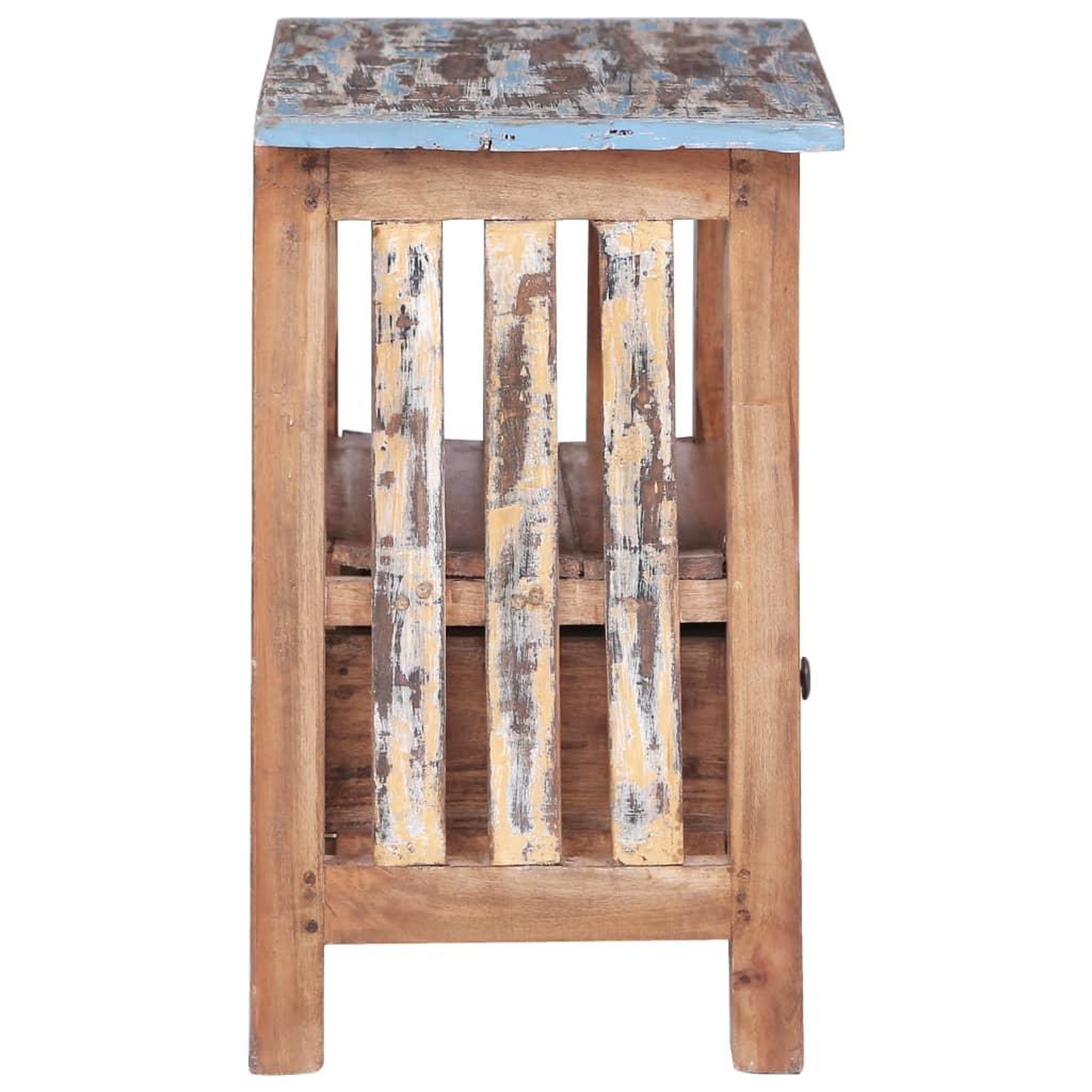 Voir la diapositive 5 : VIDAXL Table de chevet 41x30x50 cm bois d'acajou massif