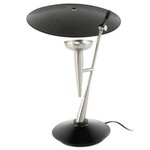 Paris Prix Lampe à Poser Design  Flyer  50cm Noir & Argent