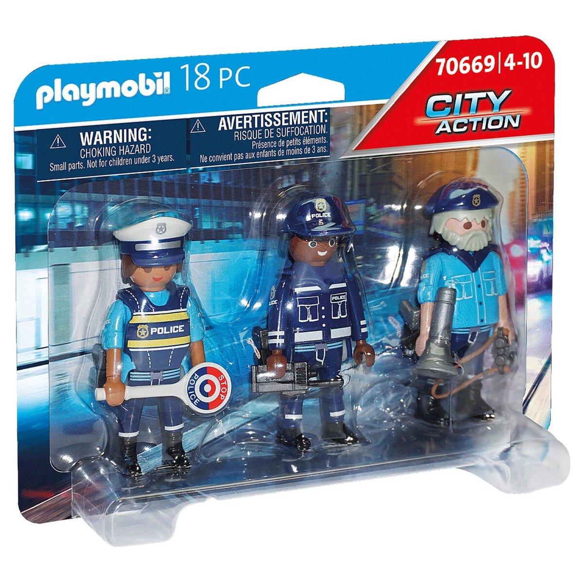 PLAYMOBIL 70669 - City Action - Police Equipe de policiers