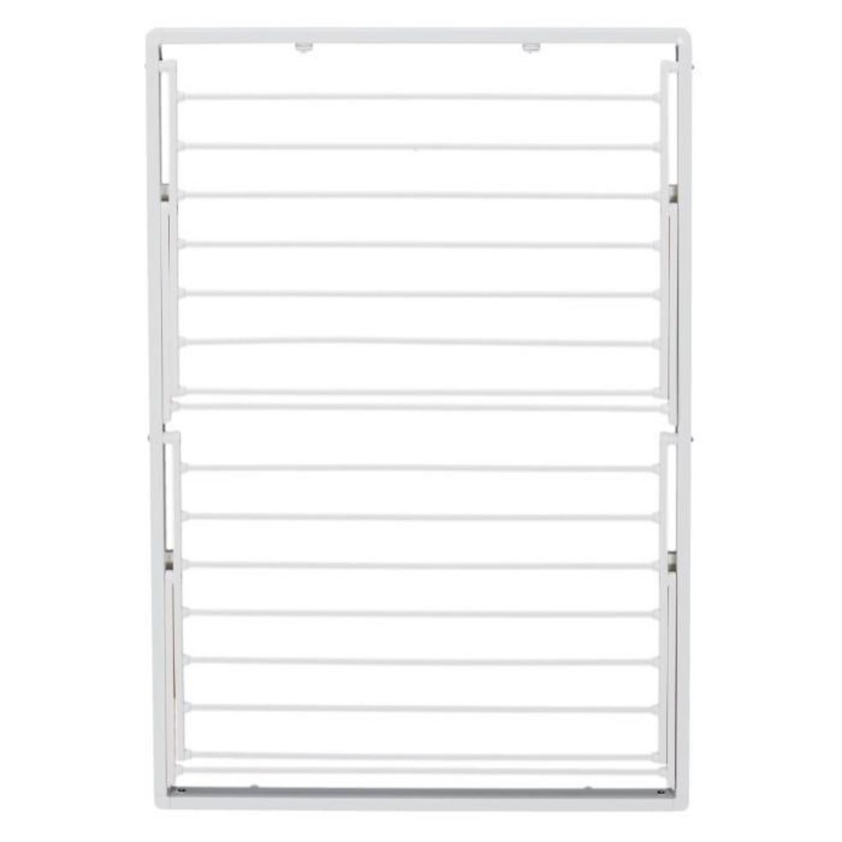 Paris Prix Étendoir à Linge  Sèche-Serviette  8m Blanc