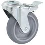 Voir la diapositive 3 : VIDAXL 32 pcs Roulettes pivotantes a trou de boulon 100 mm