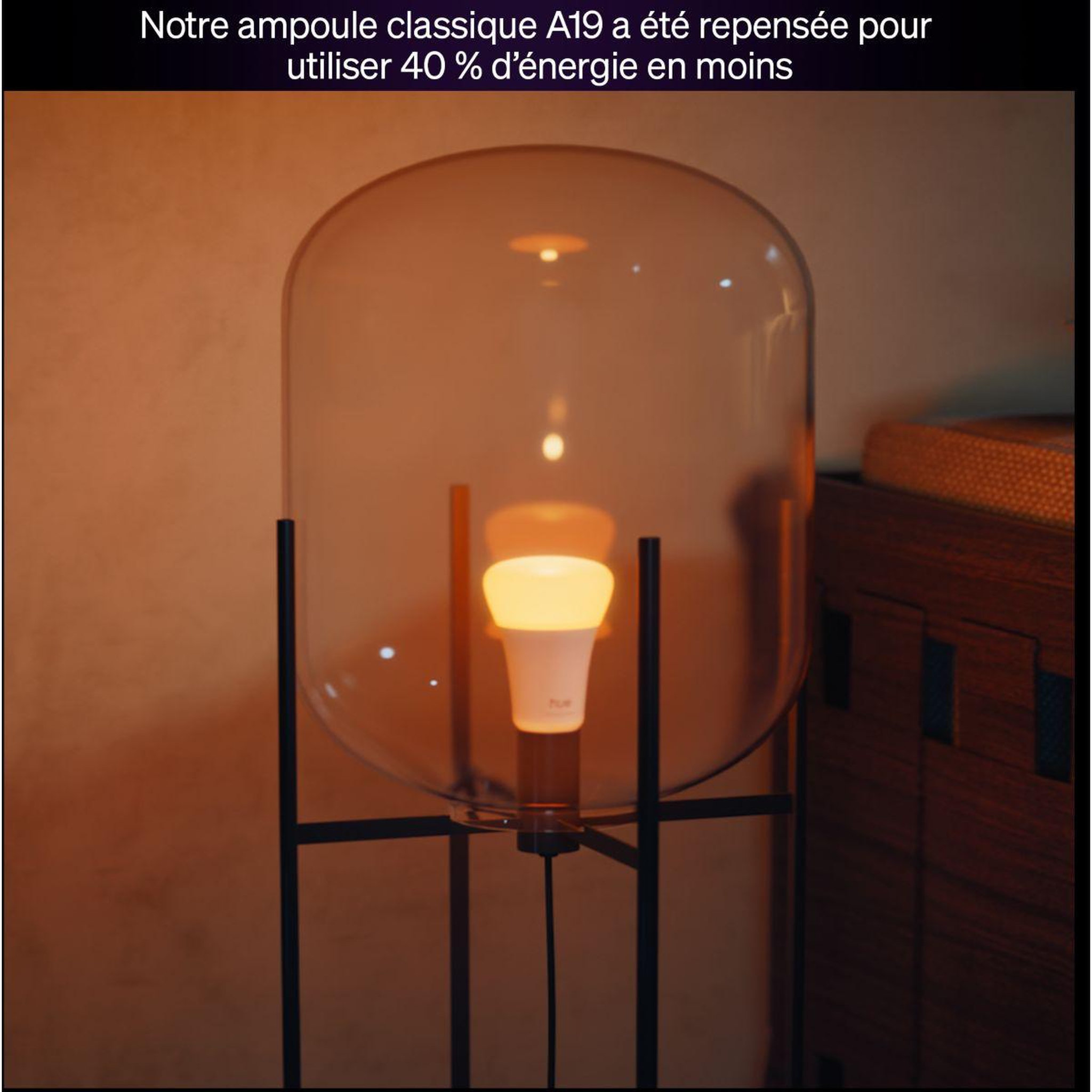 Voir la diapositive 5 : PHILIPS HUE Ampoule led connectée e27 white&color ambiance 75w