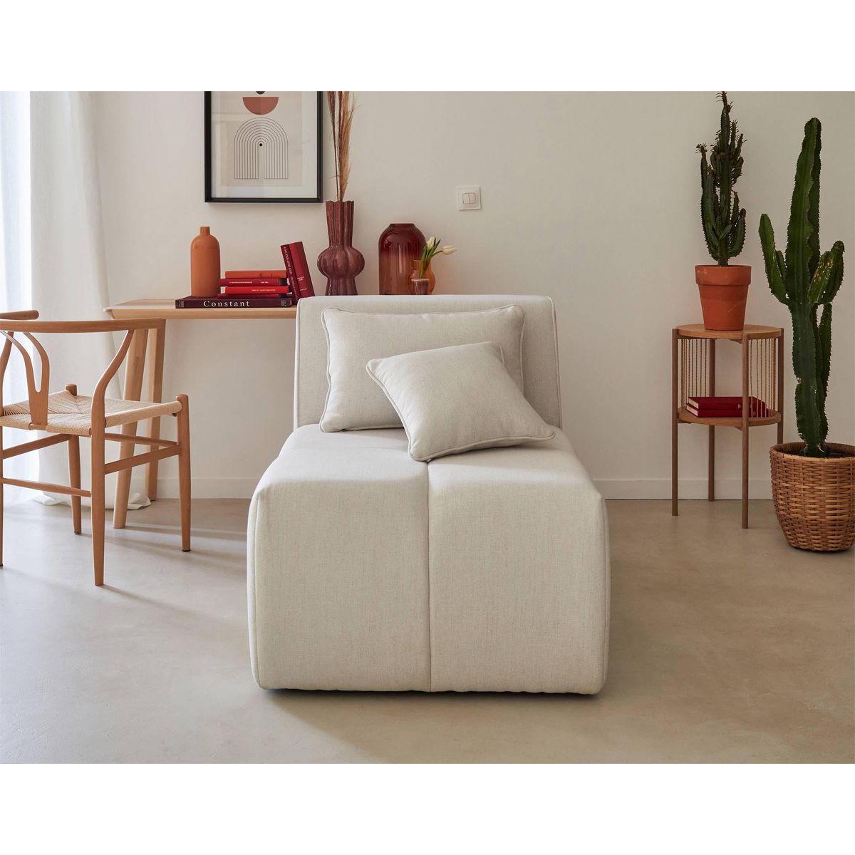 LISA DESIGN Caracas - module d'assise - en tissu