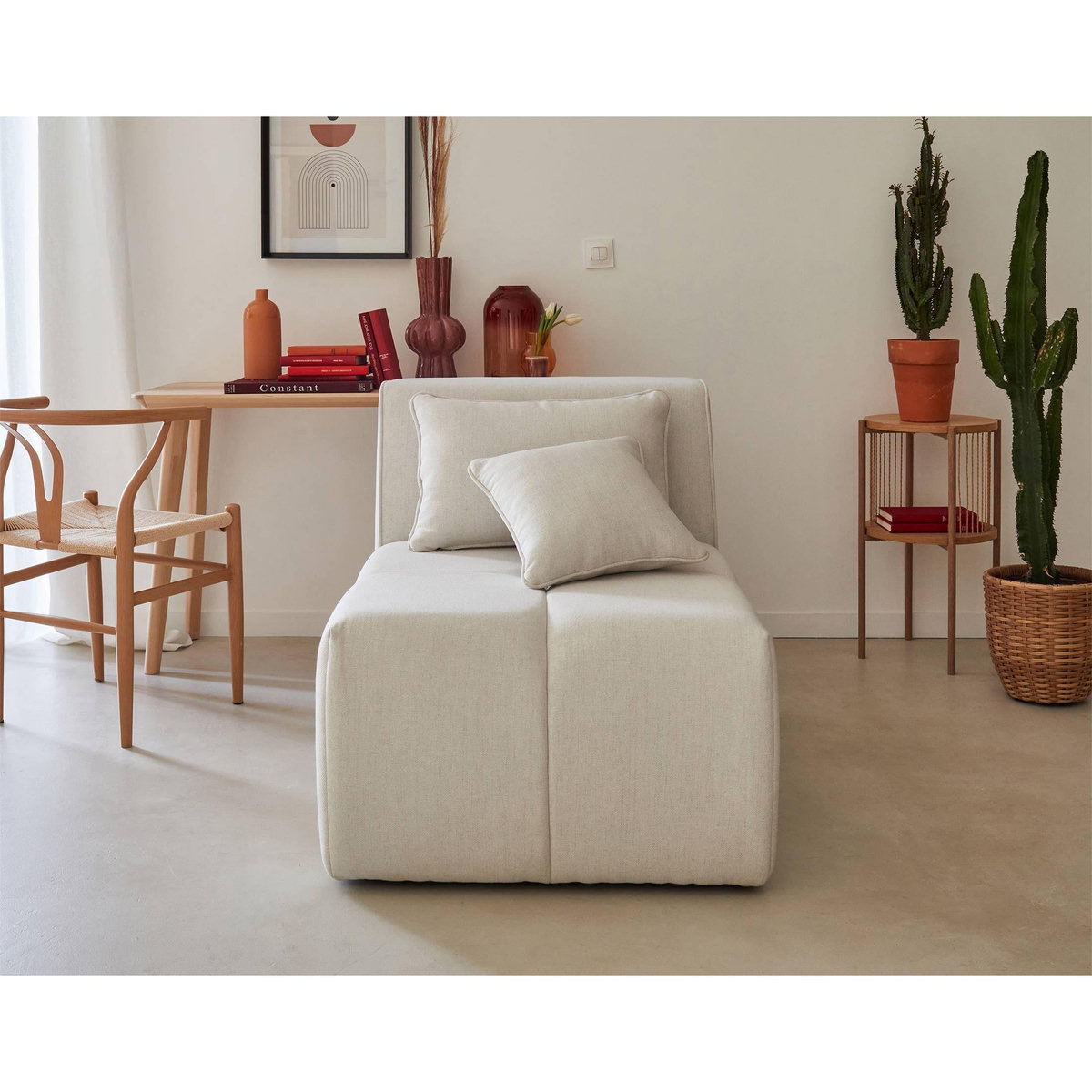 LISA DESIGN Caracas - module d'assise - en tissu