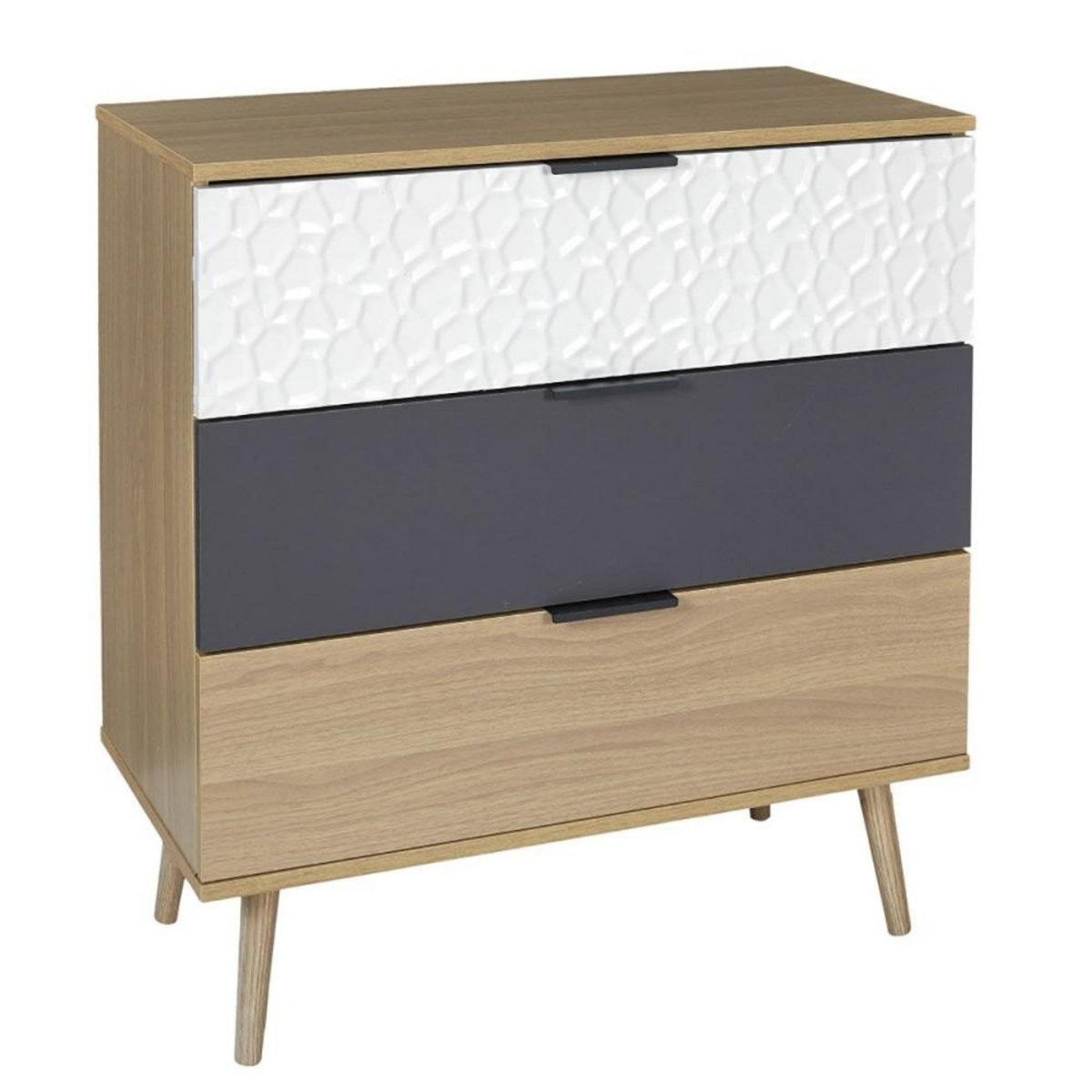 The Home Deco Factory Commode 3 tiroirs Sven