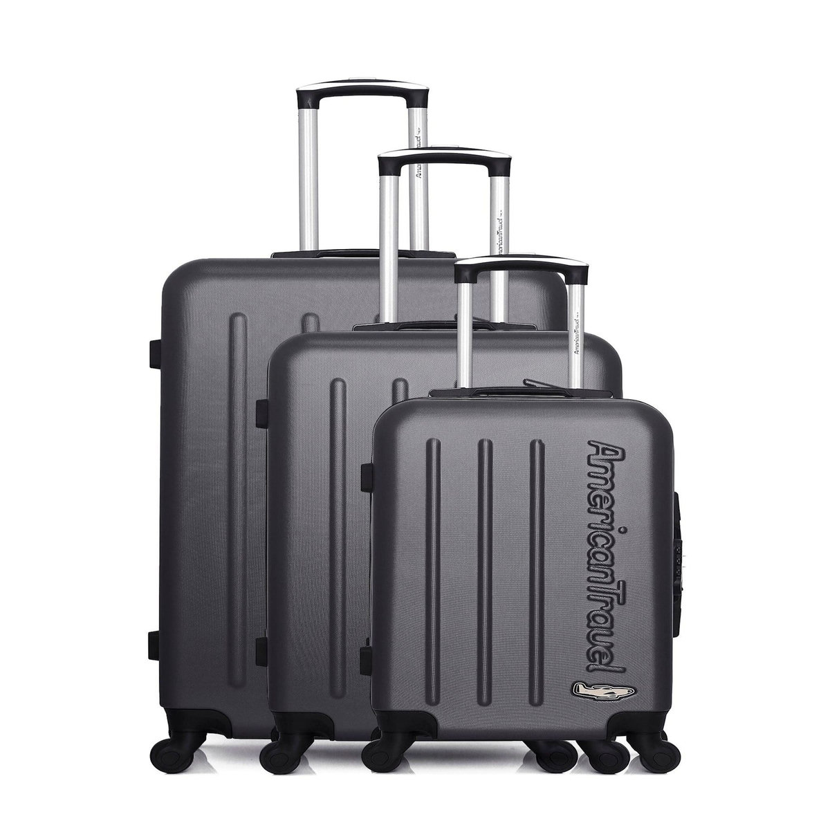 AMERICAN TRAVEL AMERICAN TRAVEL - Set de 3 Valises BRONX 75 cm 4 Roues