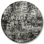 YODECO Assiette à pizza  Black & White - D 31 cm