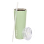 Voir la diapositive 2 : FIVE Gobelet Isotherme Avec Paille  To Go  0,7L Vert