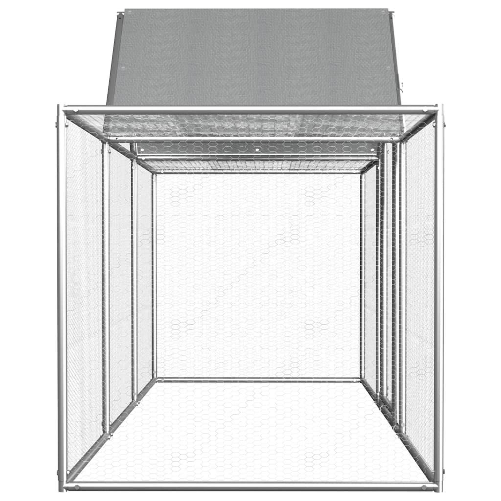 Voir la diapositive 3 : VIDAXL Poulailler 3 x 1 x 1,5 m Acier galvanise