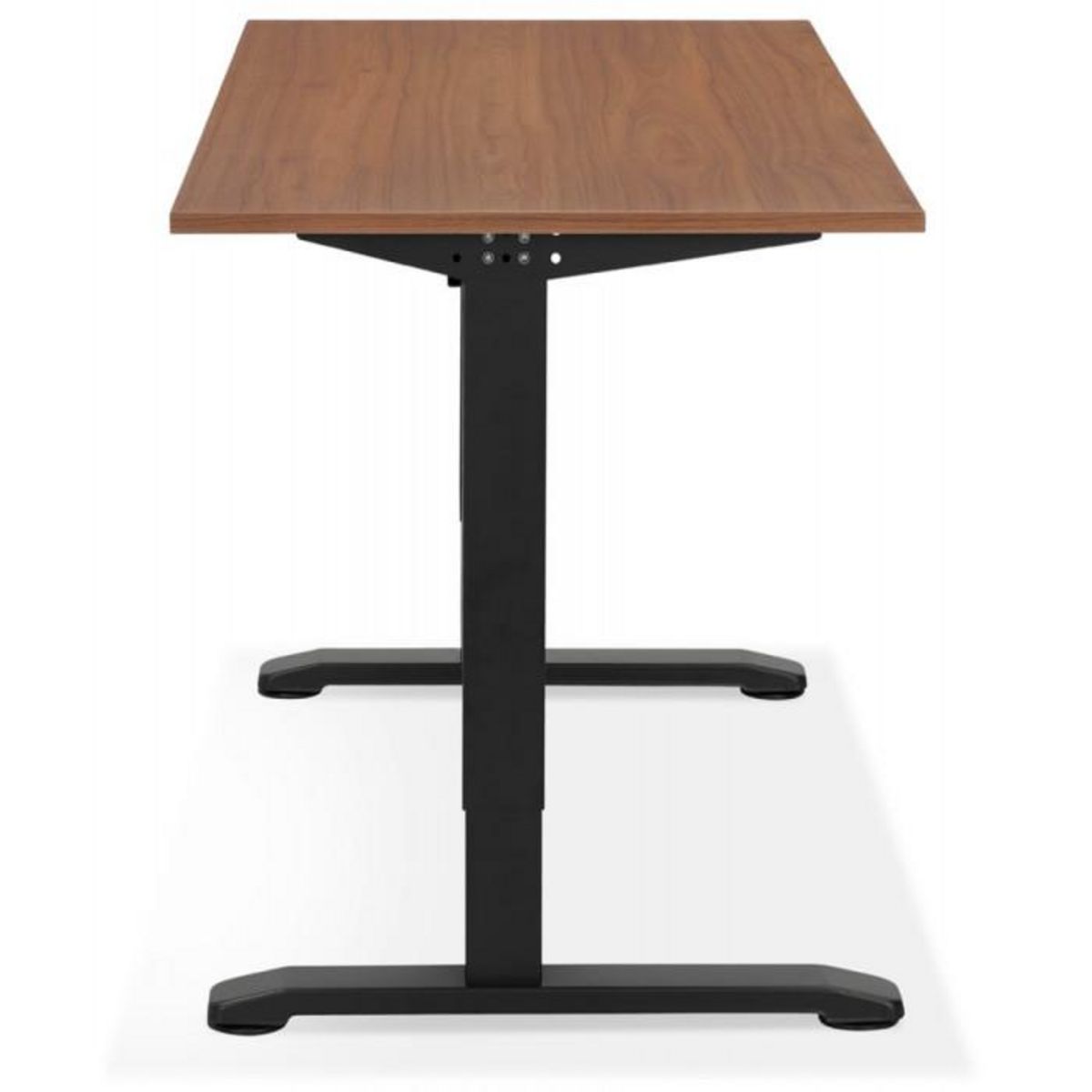 Paris Prix Bureau Hauteur Réglable  Mathew  140cm Noir & Noyer