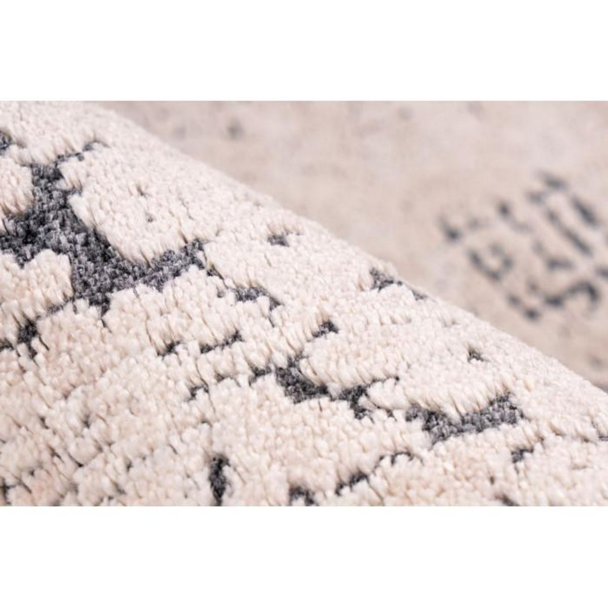 Paris Prix Tapis Imprimé Vintage  Palace  Gris