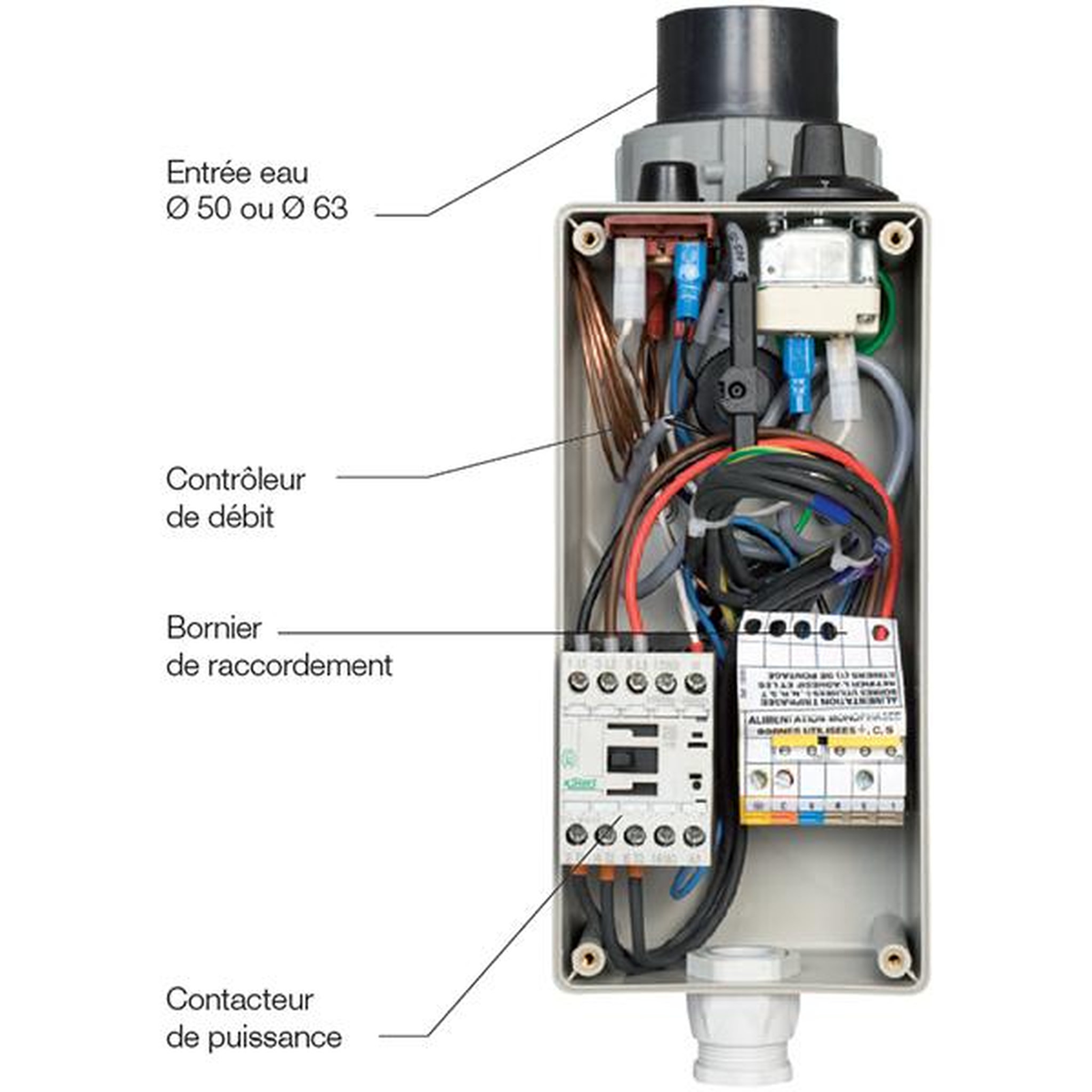 Voir la diapositive 3 : Psa Réchauffeur electrique en l 3kw mono ou triphasé - w40le03