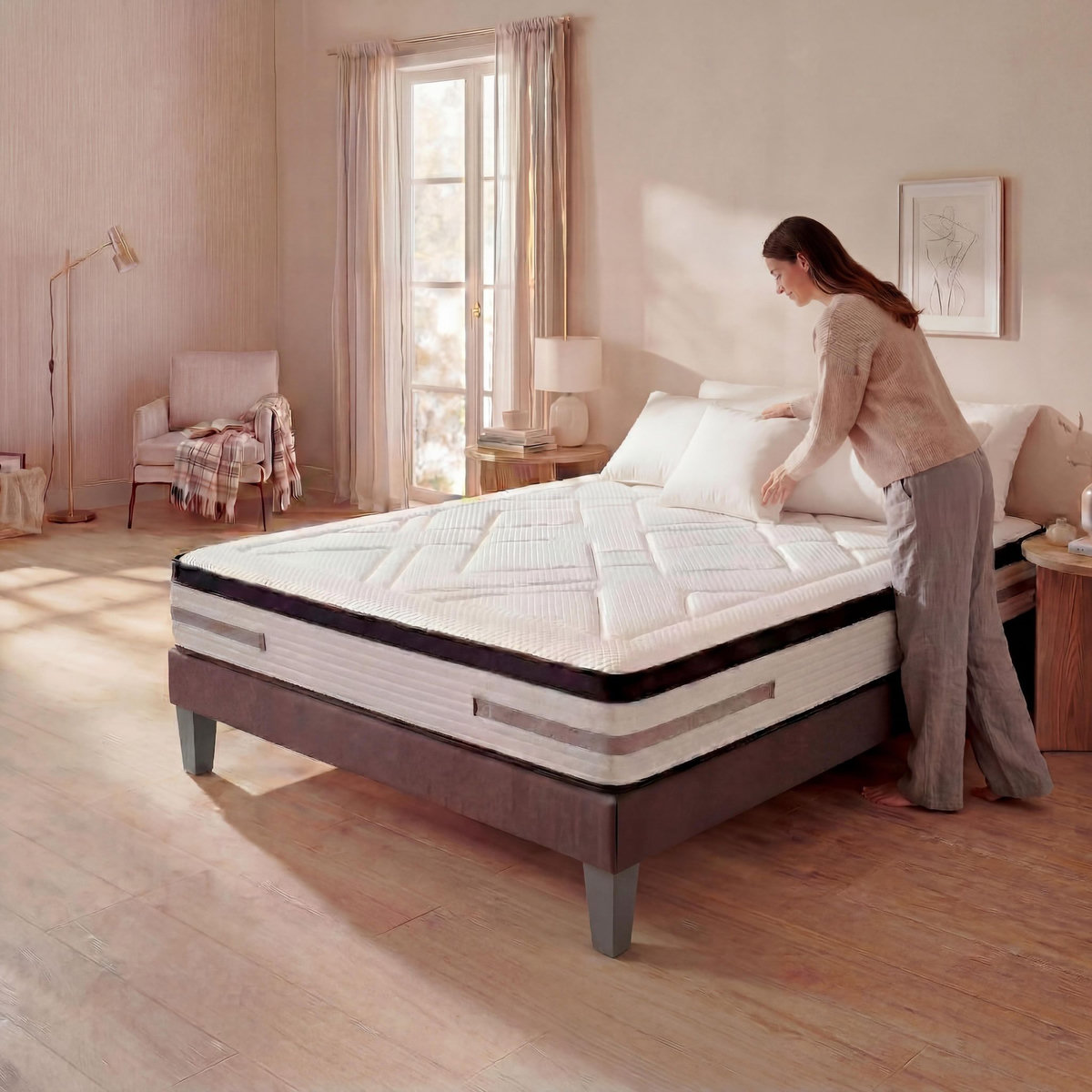 BELLECOUR BELLECOUR LITERIE | Matelas BELLEVUE | Ressorts ensachés