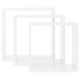 Voir la diapositive 4 : VIDAXL Etageres murales sous forme de cube 3 pcs Blanc MDF