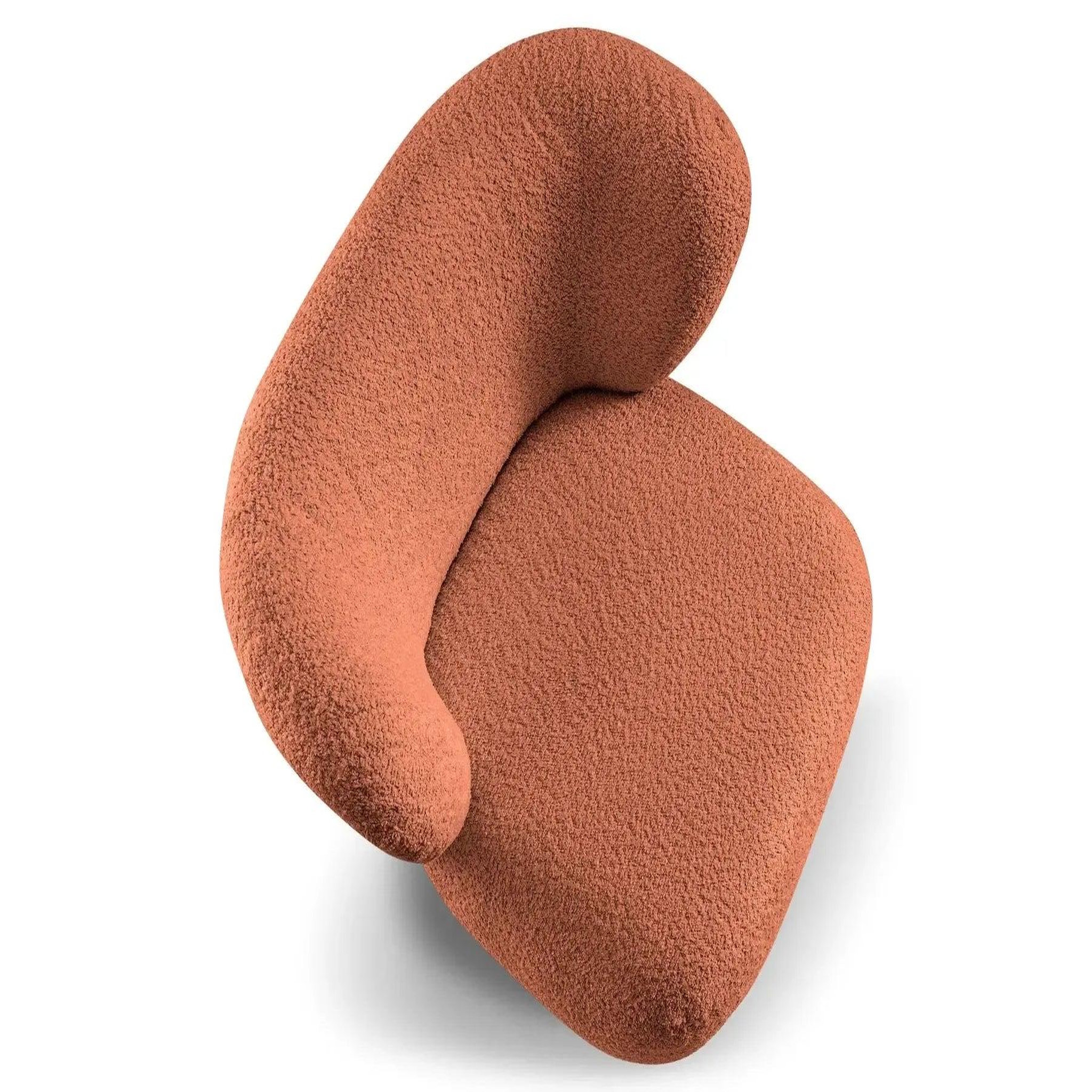 Voir la diapositive 6 : CASANOVA PARIS Capri - fauteuil tissu bouclette