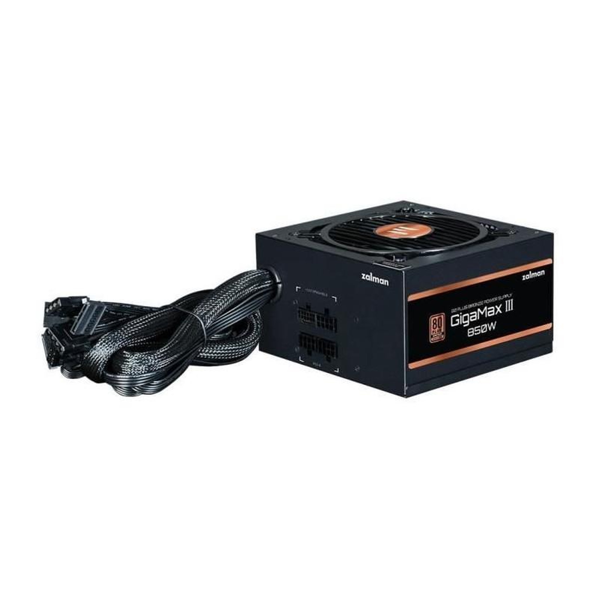 Voir la diapositive 2 : Zalman ZALMAN GigaMaxIII 850W v2 (80+Bronze) ATX3.0 - Alimentation PC - 850W