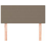 Voir la diapositive 3 : VIDAXL Tete de lit Taupe 90x5x78/88 cm Tissu