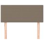 Voir la diapositive 3 : VIDAXL Tete de lit Taupe 90x5x78/88 cm Tissu