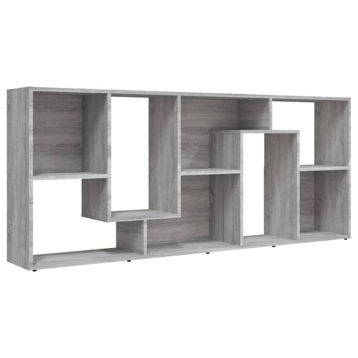 VIDAXL Bibliotheque Sonoma gris 67x24x161 cm Bois d'ingenierie