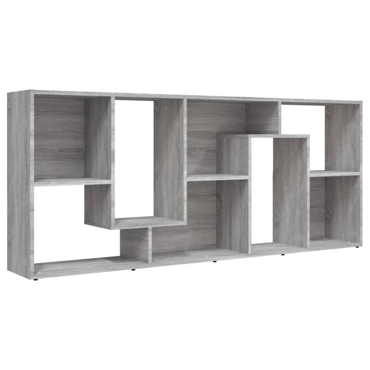 VIDAXL Bibliotheque Sonoma gris 67x24x161 cm Bois d'ingenierie
