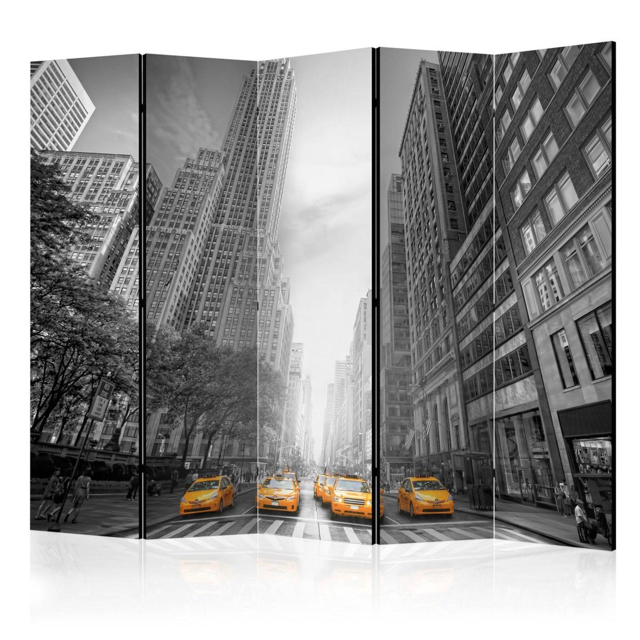 Paris Prix Paravent 5 volets  new york yellow taxis  172x225cm