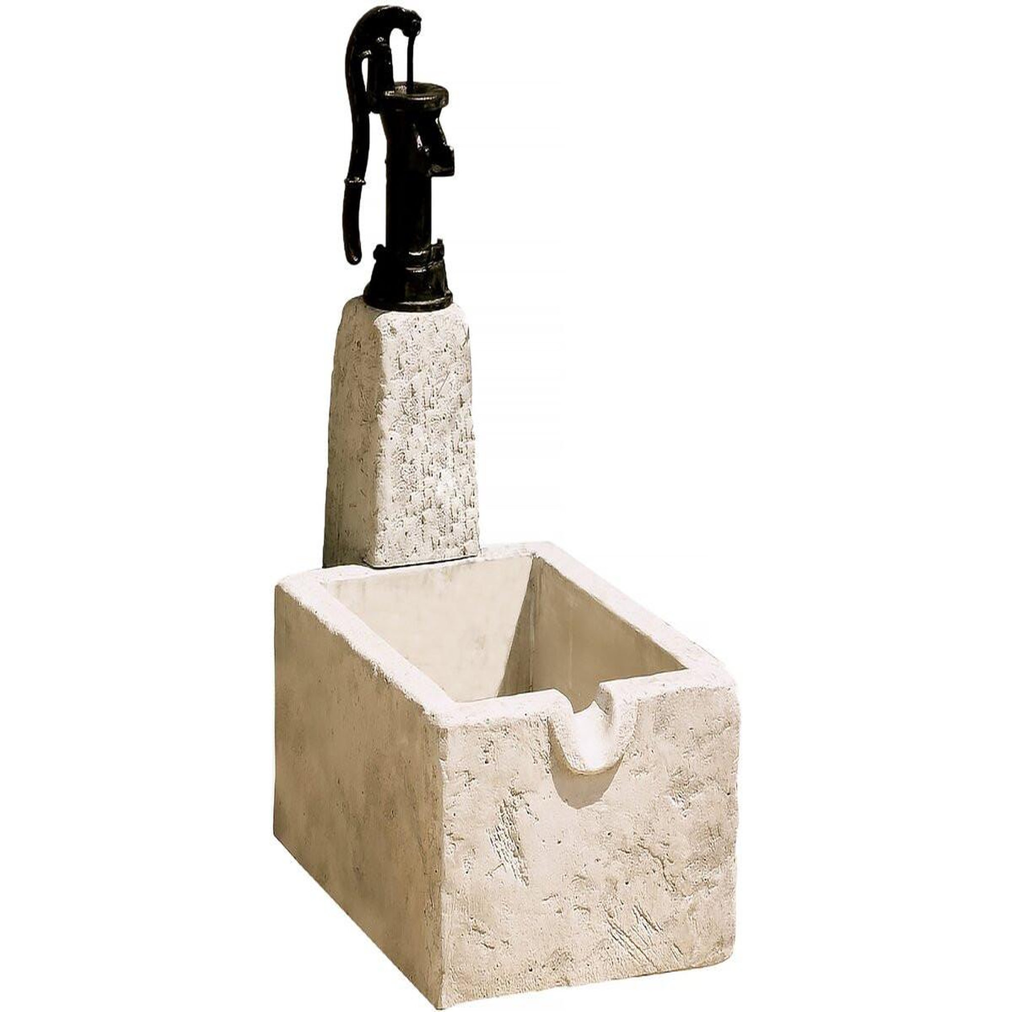 Habitat et Jardin Fontaine  retro  - pierre reconstituée - 43 x 73 x 95 cm