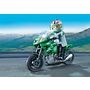 Voir la diapositive 1 : PLAYMOBIL 5524 Moto de sport verte
