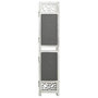Voir la diapositive 2 : VIDAXL Cloison de separation 3 panneaux Gris 105x165 cm Tissu