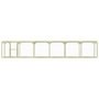 Voir la diapositive 2 : VIDAXL Poulailler 1,5x9x1,5 m Pinede impregnee