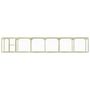 Voir la diapositive 2 : VIDAXL Poulailler 1,5x9x1,5 m Pinede impregnee