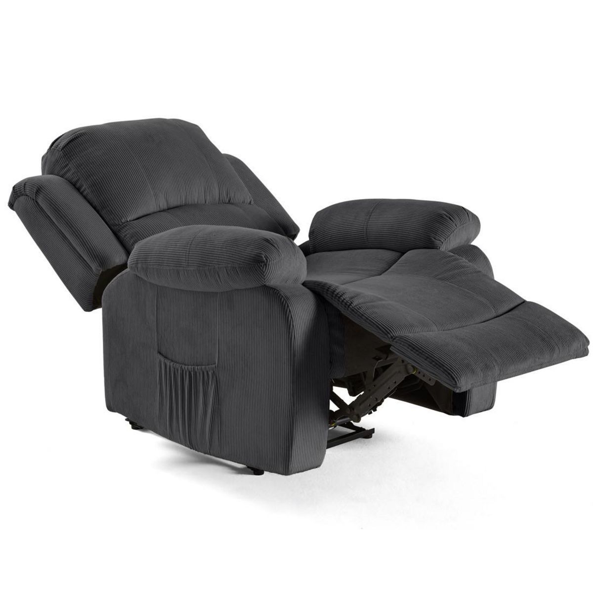 BEST MOBILIER Armand - fauteuil relax électrique en velours côtelé